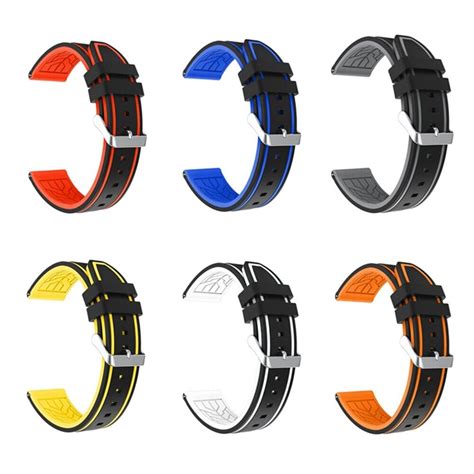 Universal Silicone Strap 20mm 22mm 24mm 26mm for Panerai 